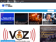 Tablet Screenshot of loucosporradio.com